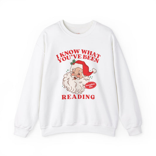 RED NAUGHTY LIST CREWNECK