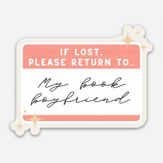 IF LOST…STICKER