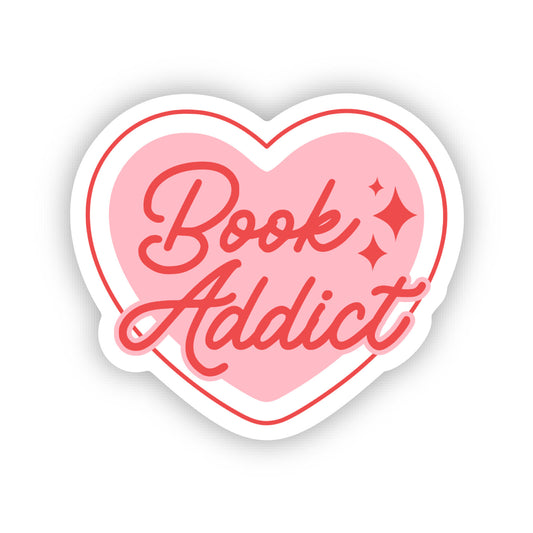 BOOK ADDICT STICKER